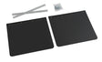 Lampa Coppia paraspruzzi camion in PVC nero - 35x30 cm 14011