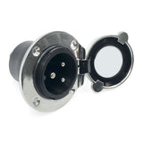 Toma Electra 16A 250V en acero inoxidable AISI 316 