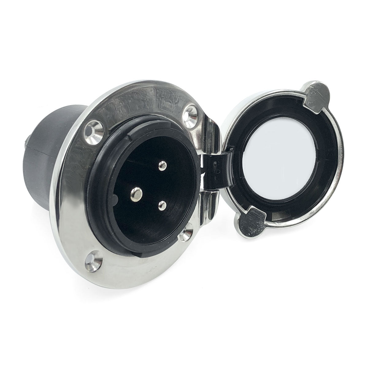 Electra Socket 16A 250V in AISI 316 stainless steel 