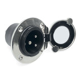 Electra Socket 16A 250V in AISI 316 stainless steel 