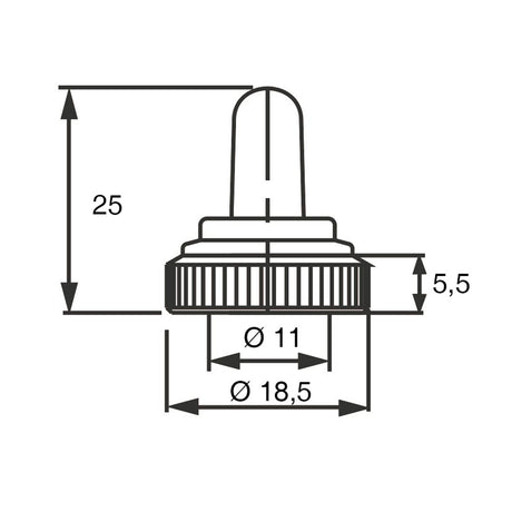Trem Rubber Cap 10 pcs