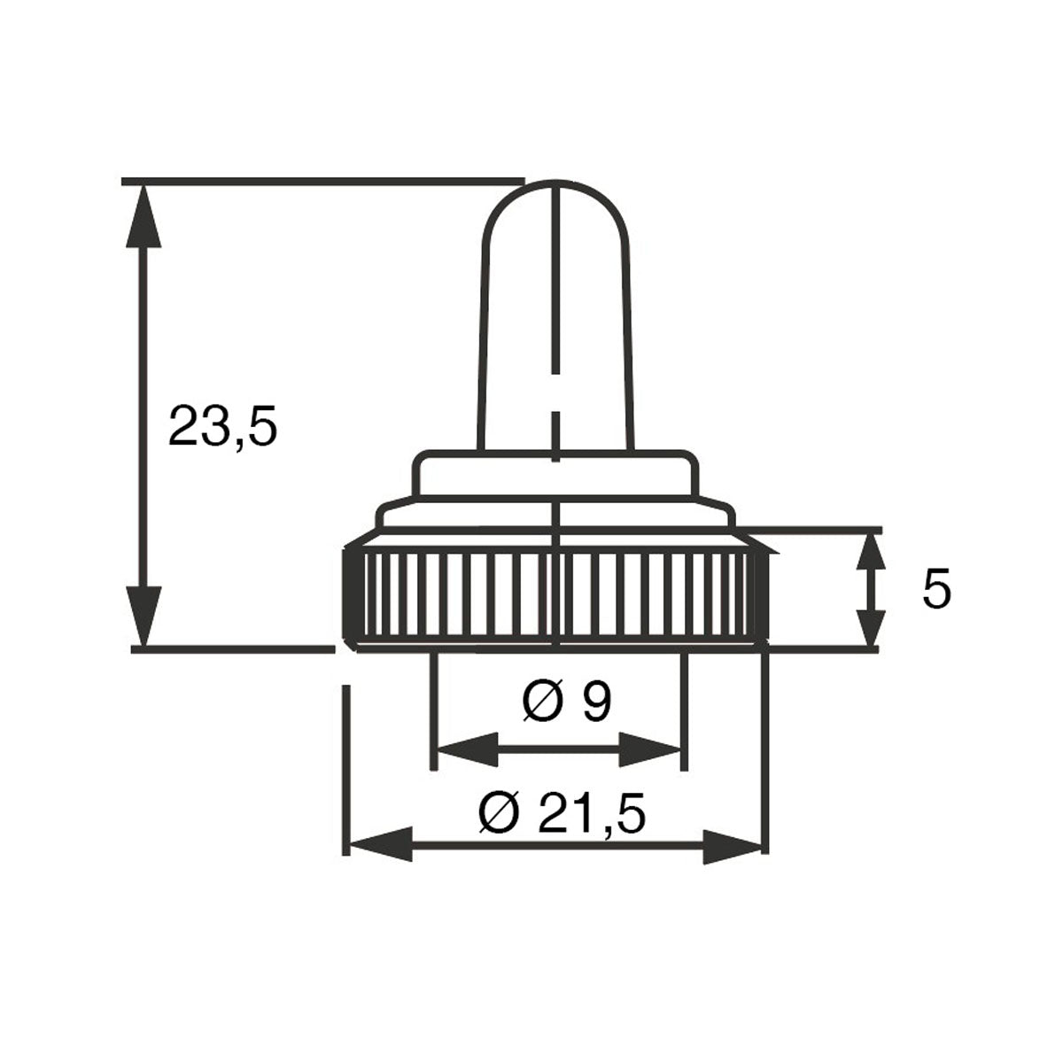 Trem Rubber Cap 10 pcs