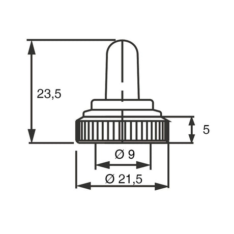 Trem Rubber Cap 10 pcs