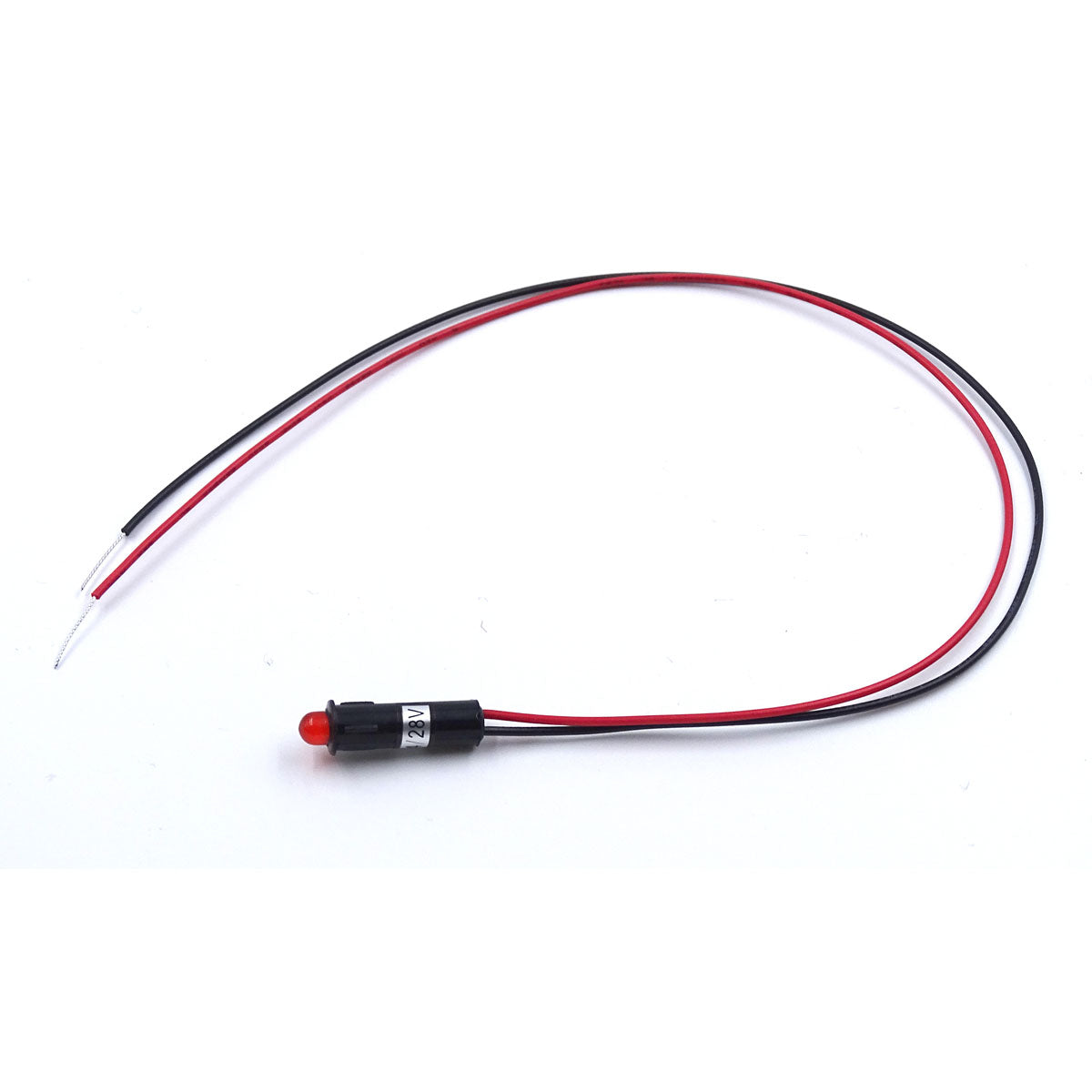 Indicador luminoso LED Trem de 12-24 V. Cable de 300 mm de longitud (10 unidades)