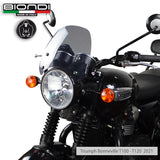 Biondi Cupolino Sport Fumè Chiaro Triumph Bonneville T100 T120 2021+