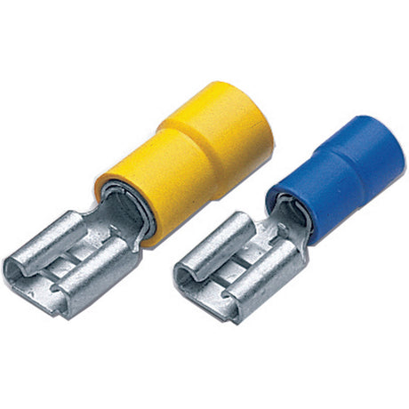 Pre-insulated 6.3 mm Trem Fastons - 100 pcs