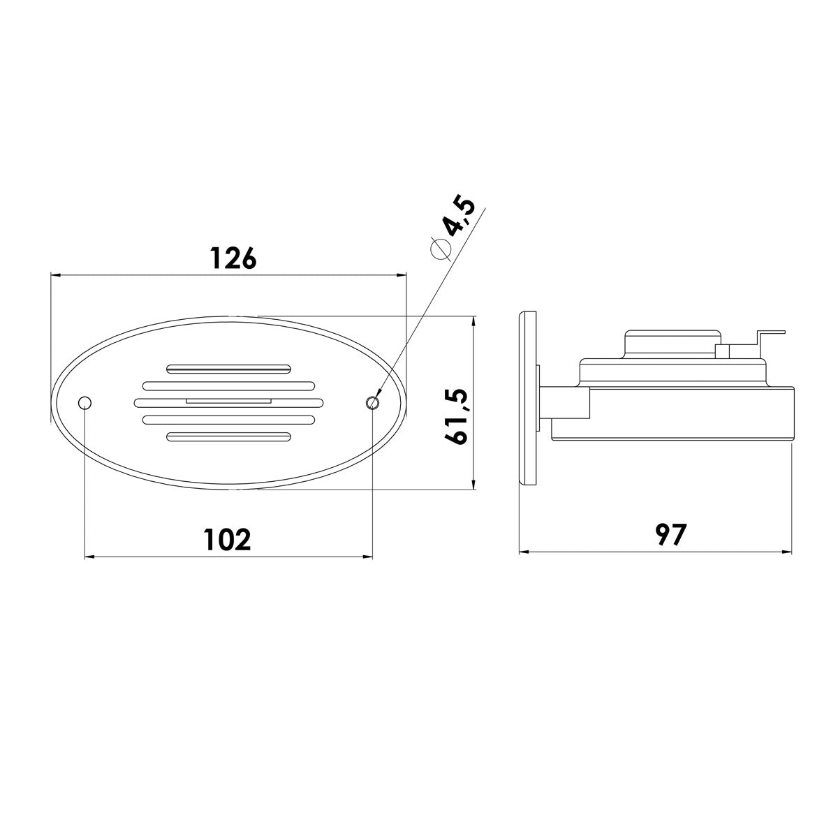 Sonora Ampere 5 Einbau-Verdeckthorn