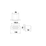 Sonora Tromba da incasso a scomparsaPotenza-Power dB 100