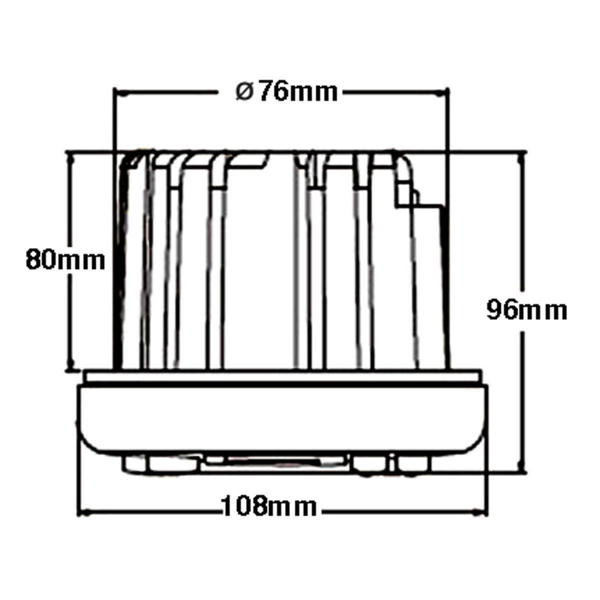 Radio USB Bluetooth frontal T-Sound Square