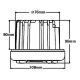 Radio USB Bluetooth frontal T-Sound Square