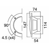 T-Sound Coppia altoparlanti stagni modello 6,5 pollice