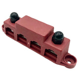 Barra de conector de alto amperaje Electra roja