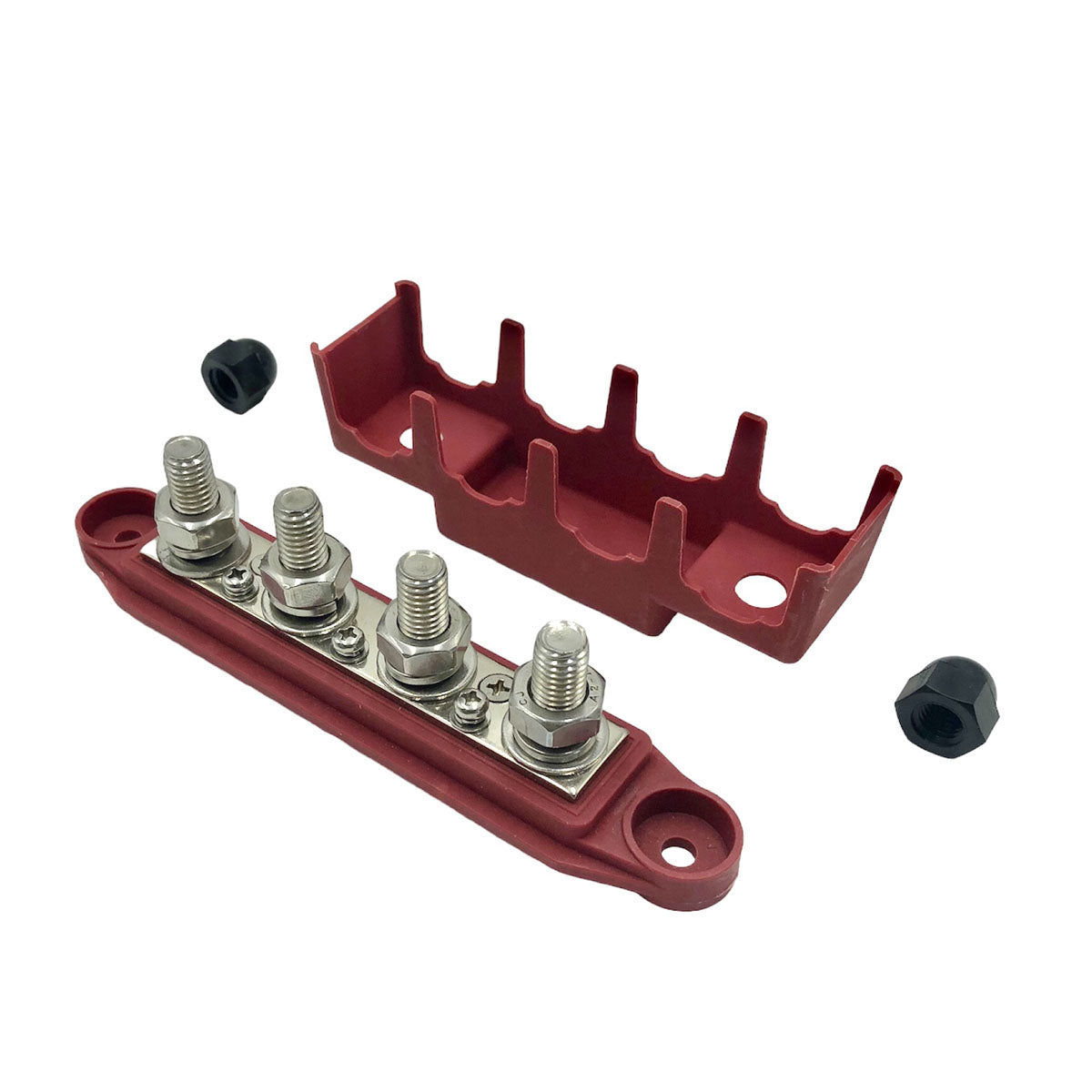 Barra de conector de alto amperaje Electra roja