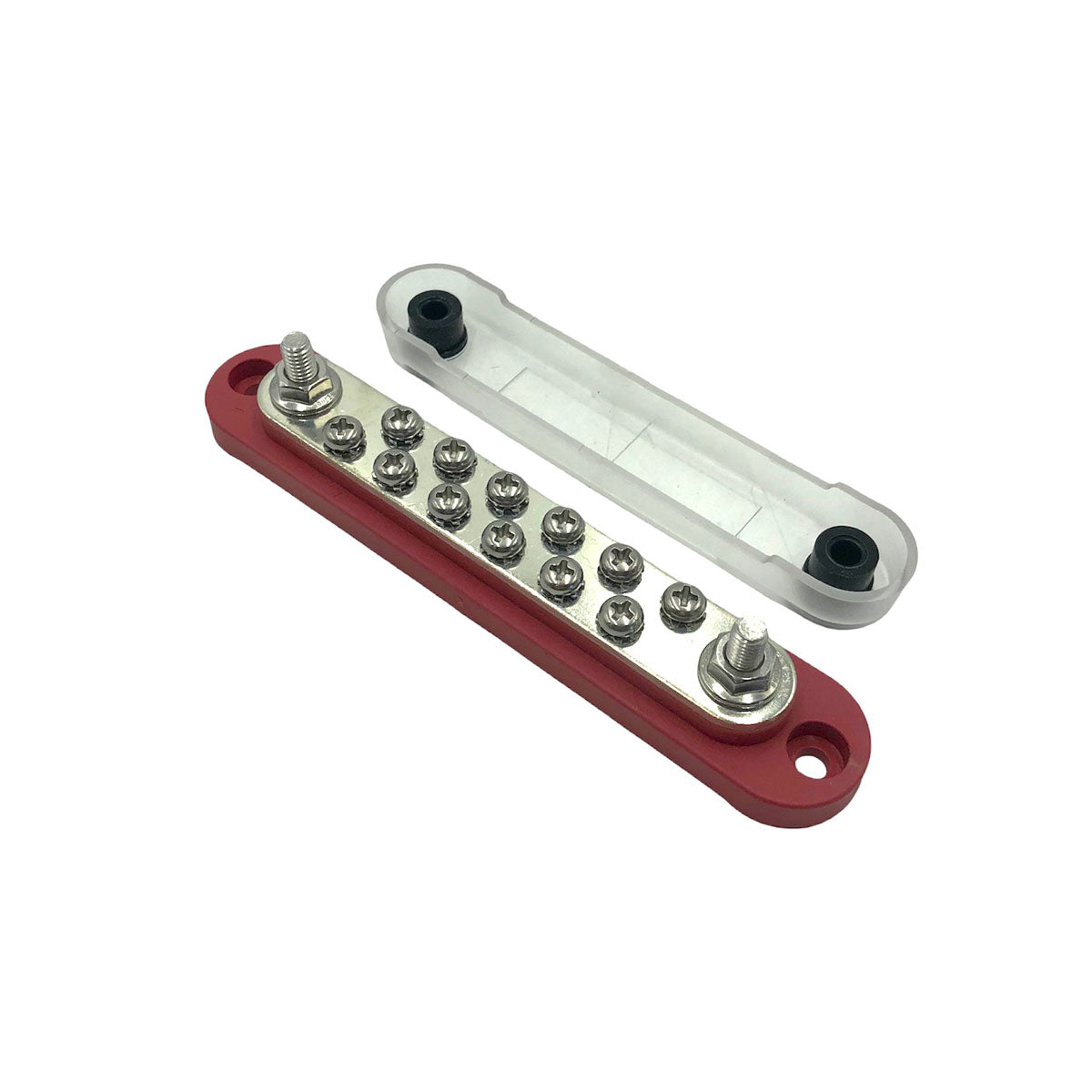 Electra Anschlussleiste 12xM4 - 2xM6 150A rot