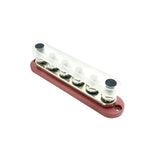 Barra de conexión Electra 6xM10 300A roja