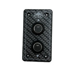 Ocean System Pannello elettrico verticale nero con cappucci pre-cablati e treccia con portafusibili ideale per salpancora