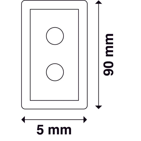 Ocean System Vertikales elektrisches Bedienfeld mit vorverdrahteten Kappen und Geflecht mit Sicherungshalter, ideal für Ankerwinden