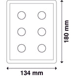Ocean System Pannello elettrico nero con cappuci precablati e treccia portafusibili