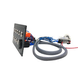 Ocean System Vertikales, geflochtenes Schaltpanel mit Sicherungshalter und zwei USB-Anschlüssen