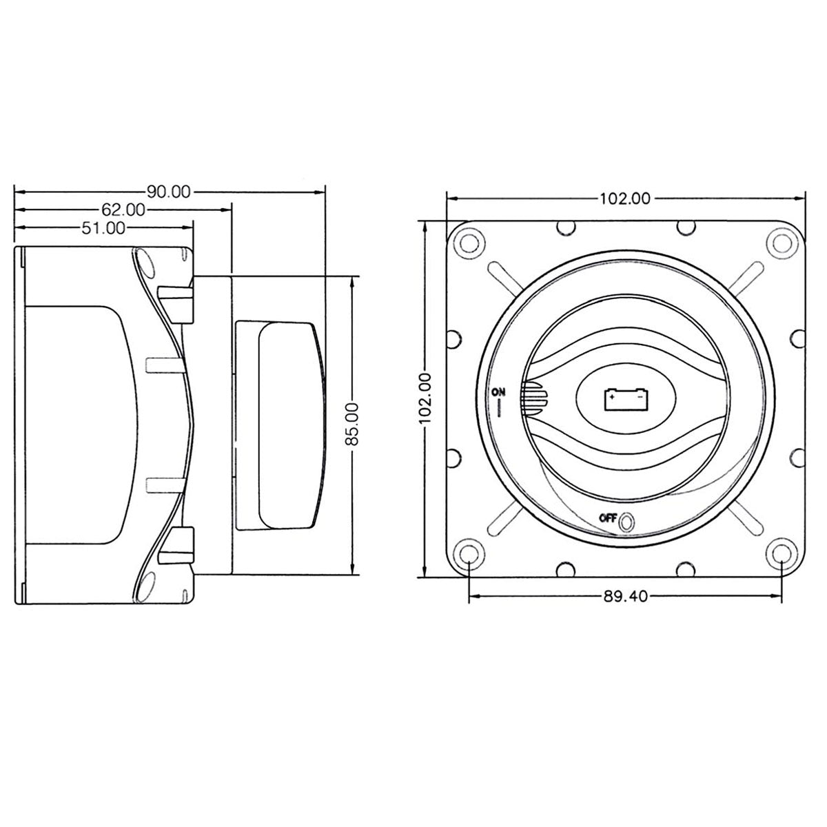 T-Power Selettore per batterie