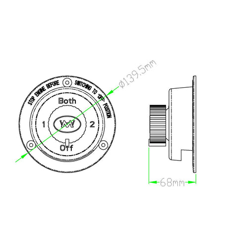 Trem Interruttore-deviatore batterie mm 140x70 mm 140x70