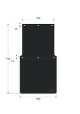 Lampa Coppia paraspruzzi in PVC omologati antispruzzo - 40x75 cm 14241