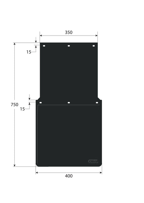 Lampa Coppia paraspruzzi in PVC omologati antispruzzo - 40x75 cm 14241