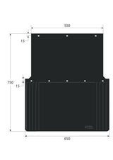 Lampa Coppia paraspruzzi in PVC omologati antispruzzo - 65x75 cm 14245