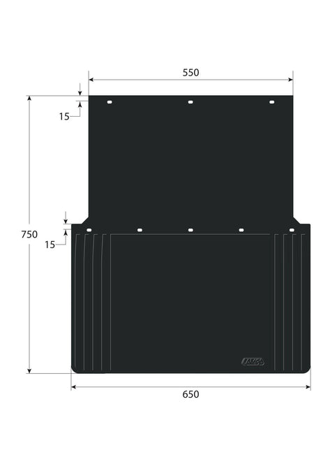 Lampa Coppia paraspruzzi in PVC omologati antispruzzo - 65x75 cm 14245