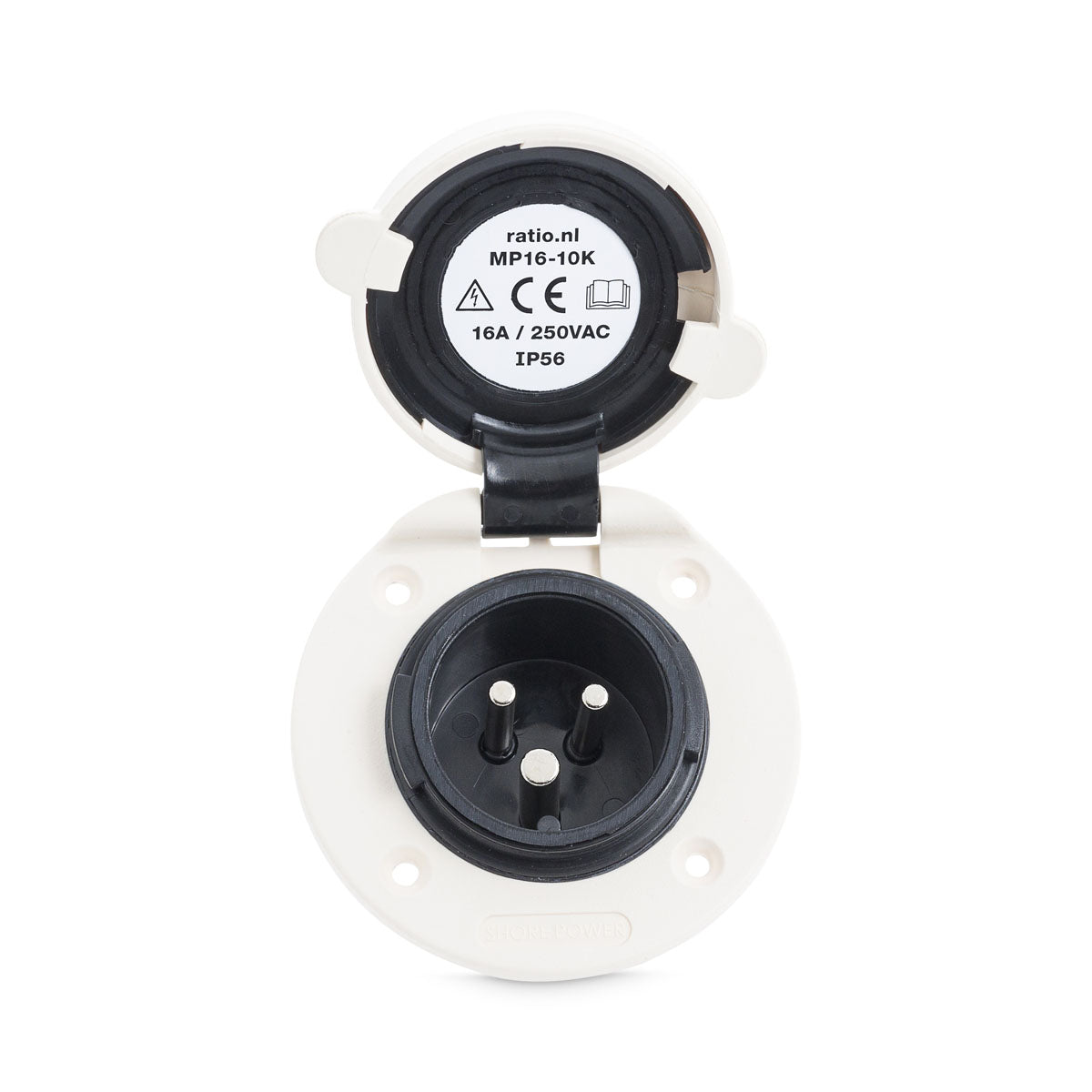 Ratio IP56 16A Polyamid-Unterputzstecker