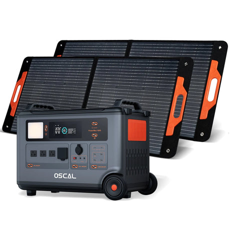 OSCAL PM200 Pro – Pannello Solare Portatile 200W ad Alta Efficienza per Power Station