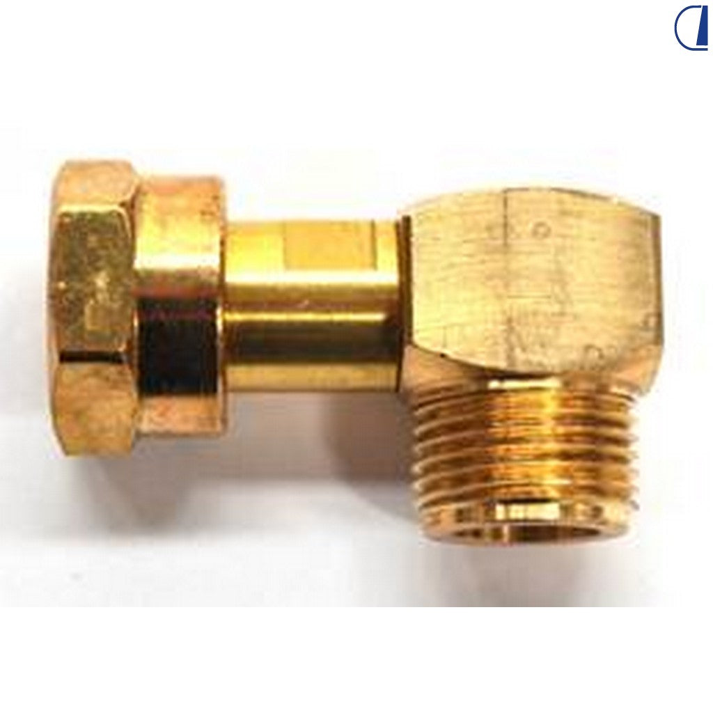 GOK Raccordo 90° per regolatore gas EN12864/D – attacco tubo alta pressione