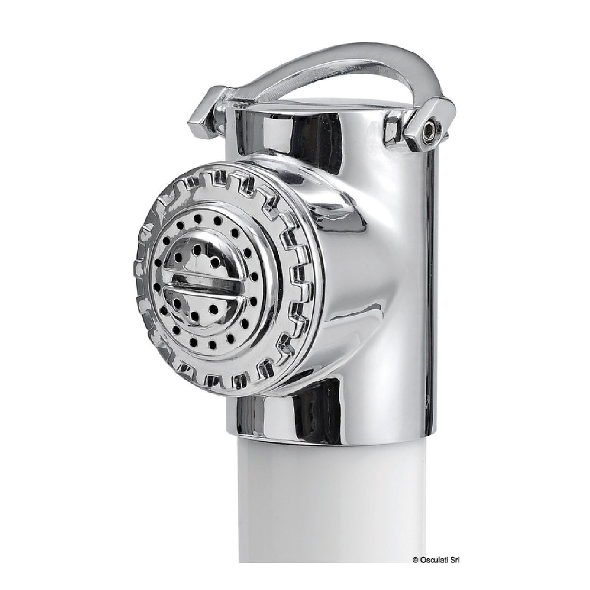 Osculati Classic Evo Chrom-Duschkabine mit Mizar 15.150.06 Druckknopf-Dusche