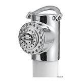 Osculati Classic Evo Chrom-Duschkabine mit Mizar 15.150.06 Druckknopf-Dusche