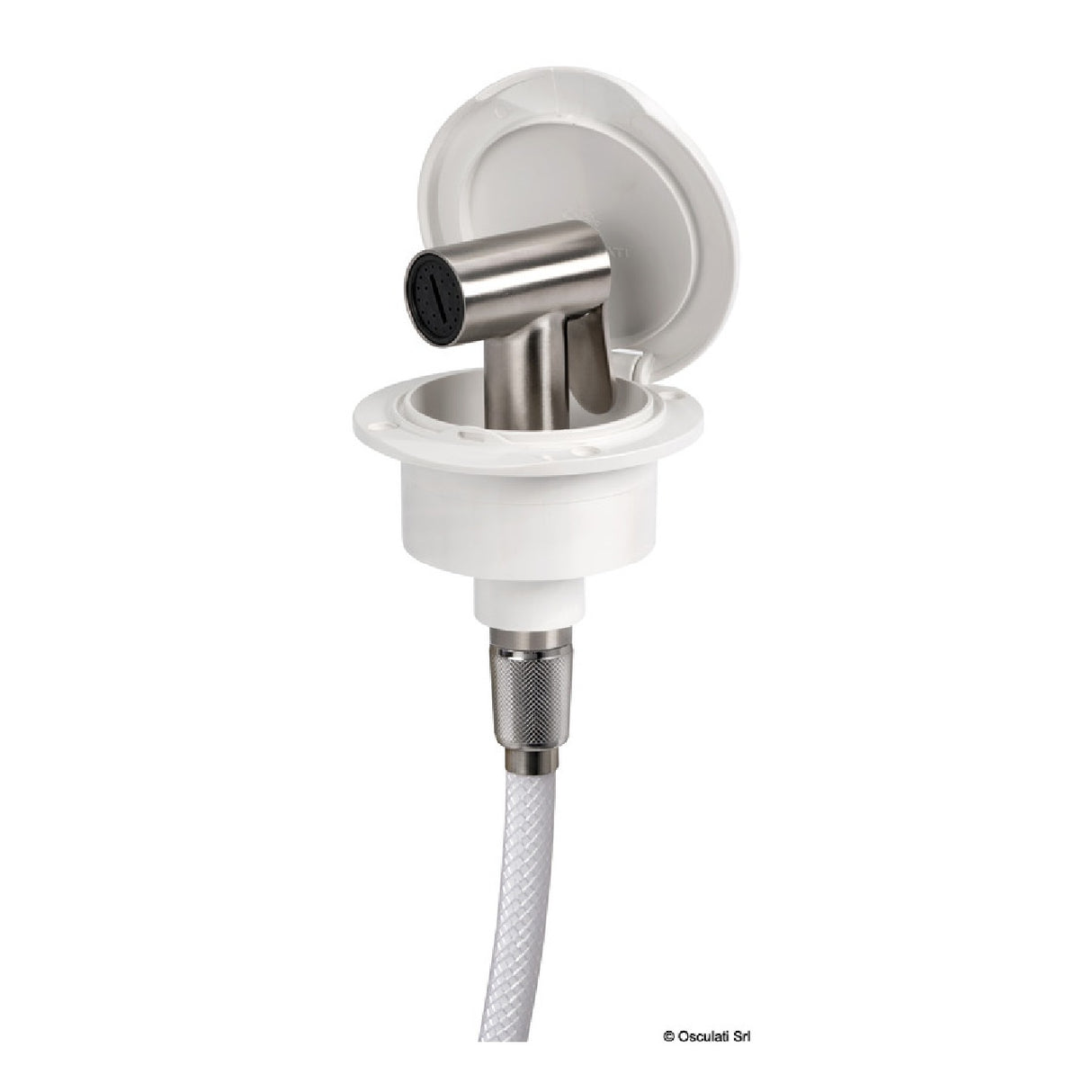 Mampara de ducha Osculati Classic Evo con ducha de acero inoxidable Tiger 15.163.00