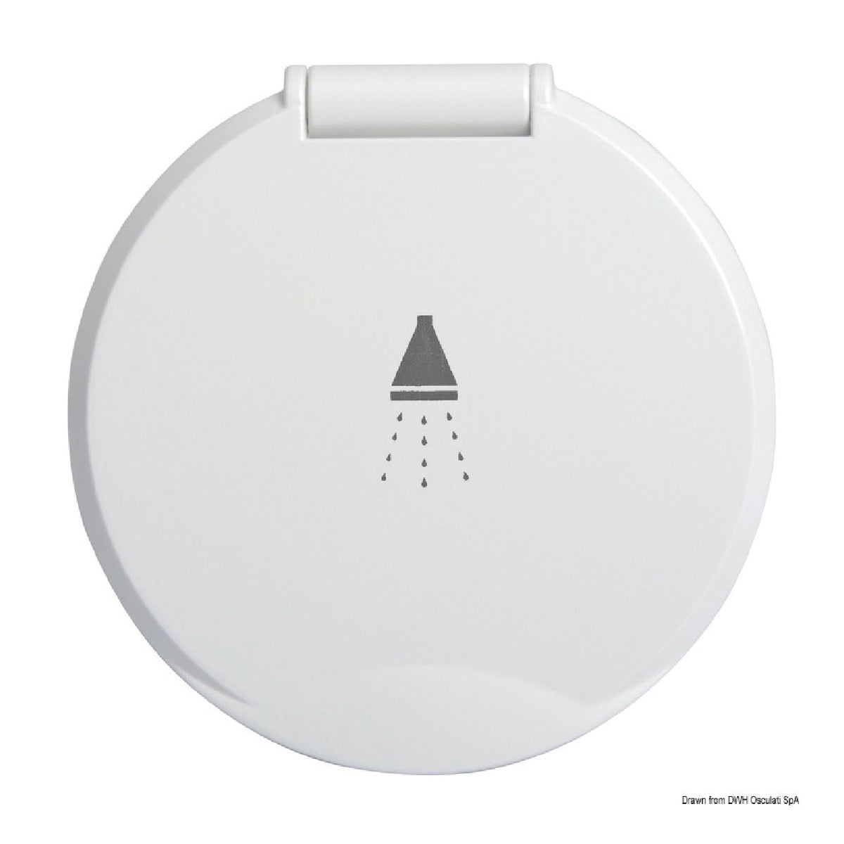 Mampara de ducha Osculati Classic Evo con ducha de acero inoxidable Tiger 15.163.00