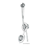 Osculati Duschkabine mit Mizar Wand-Druckknopfdusche 15.245.00