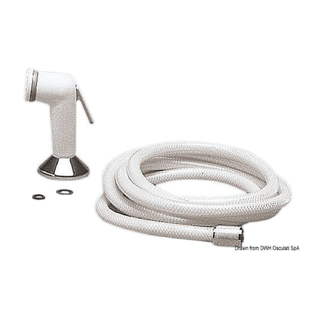Ducha utilitaria Osculati con cabezal de ducha de mano 15.256.00