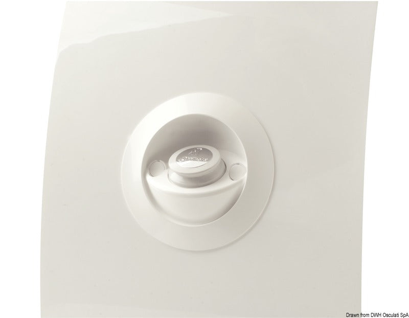 Ducha integrada Whale WHALE Twist Mk2 blanca 150x120 mm