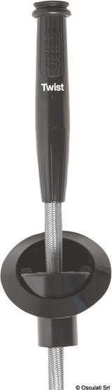 Whale Doccia integrata WHALE Twist Mk2 nera 150x120 mm