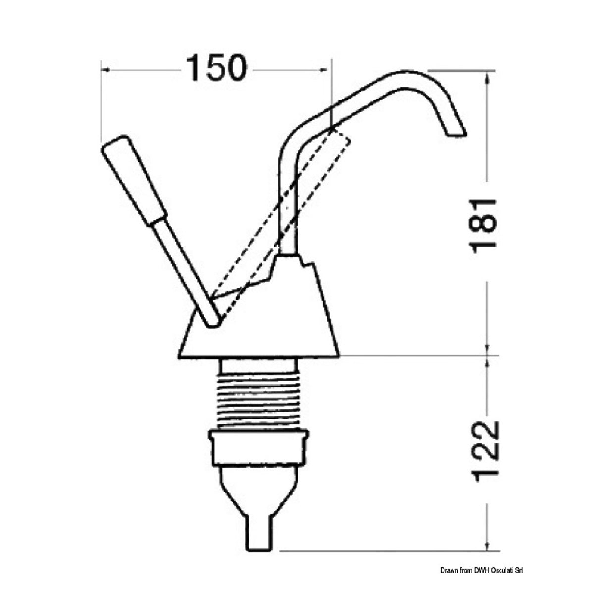 Whale Flipper MK4 Handpumpe
