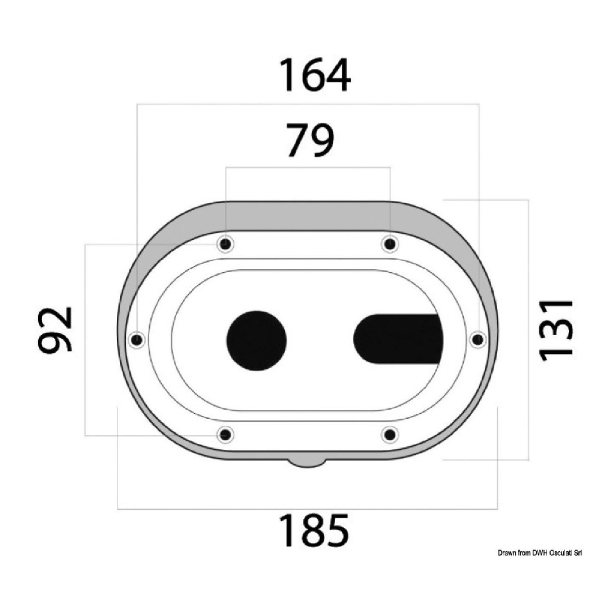 Osculati Ricambi per box doccia 15.900.01