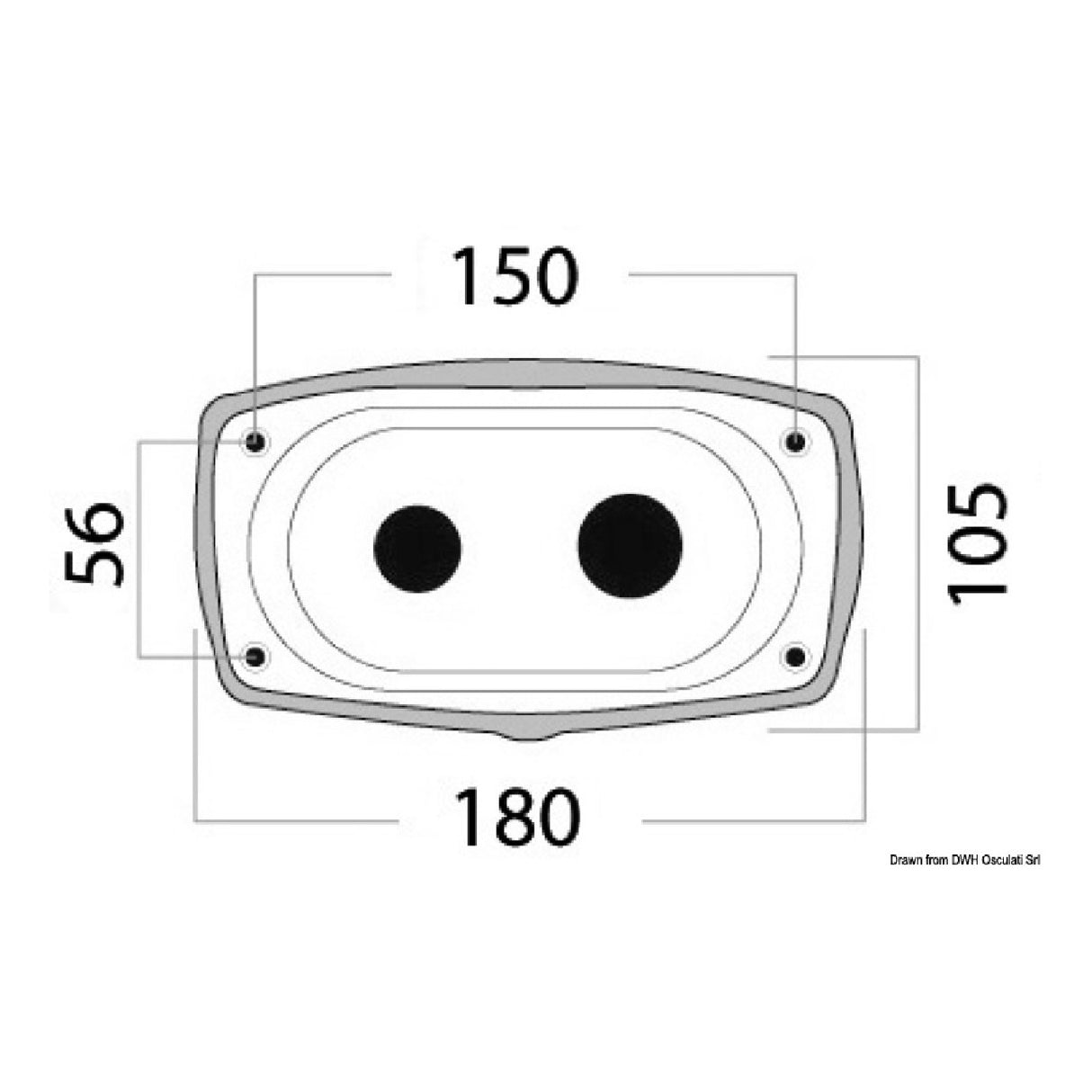 Osculati Ricambi per box doccia 15.900.01