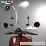 Biondi Parabrezza Club Lambretta DL 50/125/150/200cc 1969-1971 con Attacchi