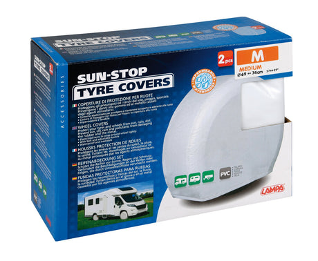 Lampa Sun-Stop, coperture di protezione per ruote, 2 pz - M 15926
