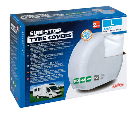 Lampa Sun-Stop, coperture di protezione per ruote, 2 pz - L 15927