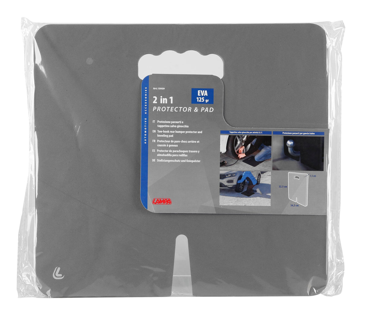 Lampa 2 in 1 Protector & Pad, protezione paraurti e tappetino salva ginocchia 15939