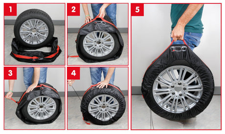 Lampa Tyre Wrap Basic - Set 4 copriruota - L - 13"-19" 15940