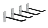Lampa Set 4 ganci appendiruote da parete 15972