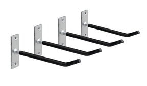 Lampa Set 4 ganci appendiruote da parete 15972